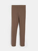 Sinsay Women's Brown Thermal Leggings with a Push Fleeced Design Leggings