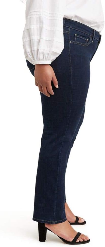 Levi's Women's Navy Plus-Size 414 Classic Straight Jeans | Levi's In Lebanon