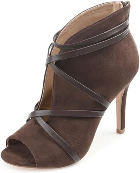 Journee Collection Women's Brown Samara Heels ACS998