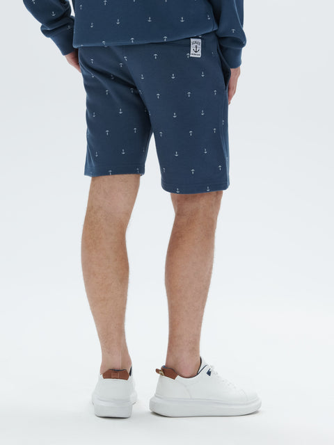 Sinsay Men's Navy Slim Short With A Print | Sinsay In Lebanon