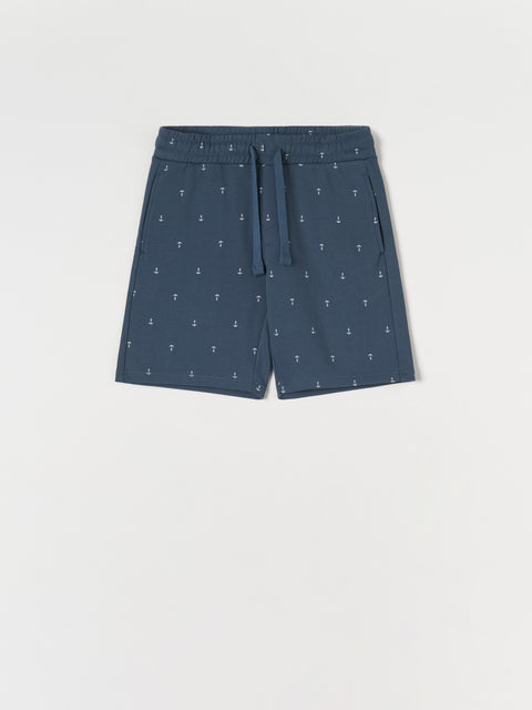 Sinsay Men's Navy Slim Short With A Print | Sinsay In Lebanon