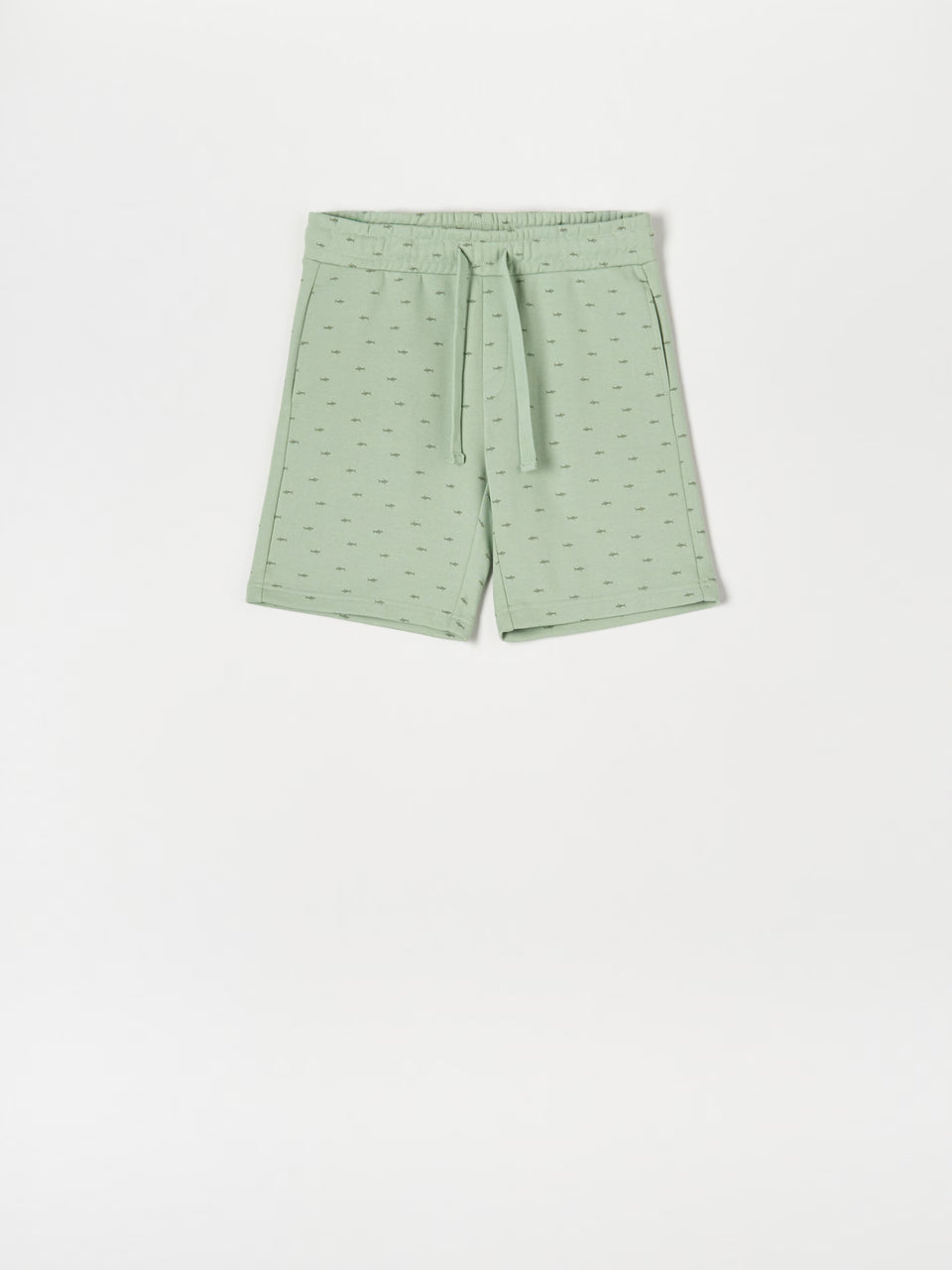 Sinsay Men's Mint Green Printed Slim Fit Shorts | Sinsay In Lebanon