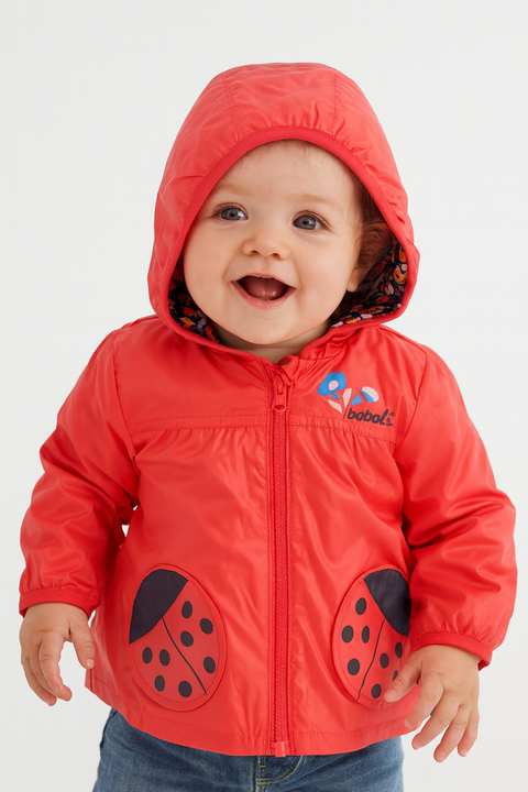 Boboli Baby Girl's Red Lady Bug Jacket| Boboli in Lebanon