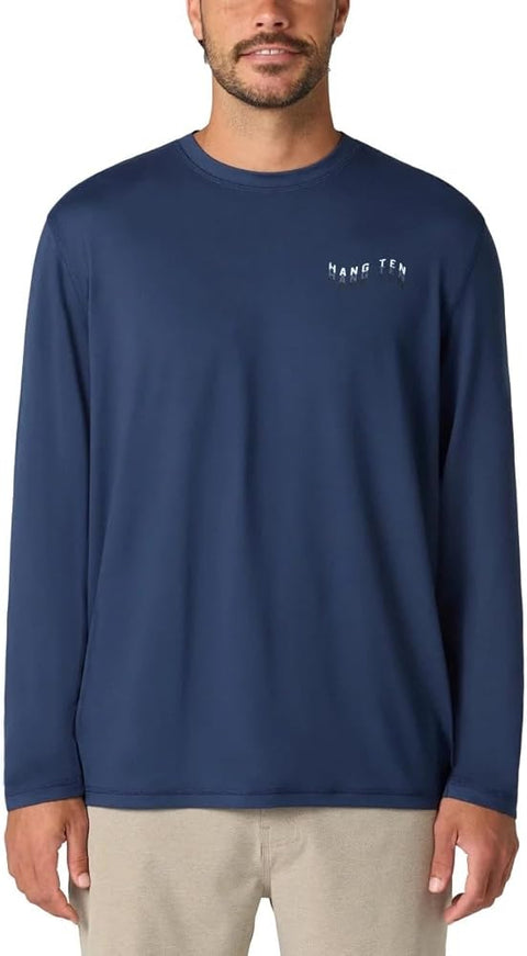 Hang Ten Men's Navy Sun Tee Blouse | Hang Ten In Lebanon