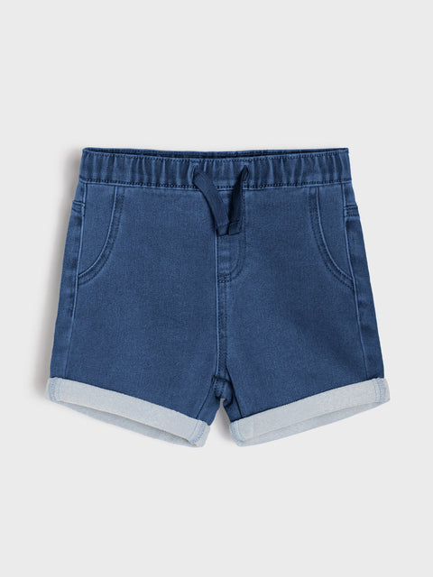 Sinsay Baby Girl's Navy Regular Fit Denim Short|Sinsay In Lebanon