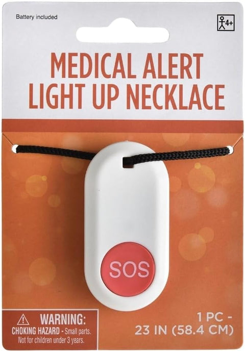 Amscan Medical Alert Light Up Necklace - 23 |Amscan In Lebanon