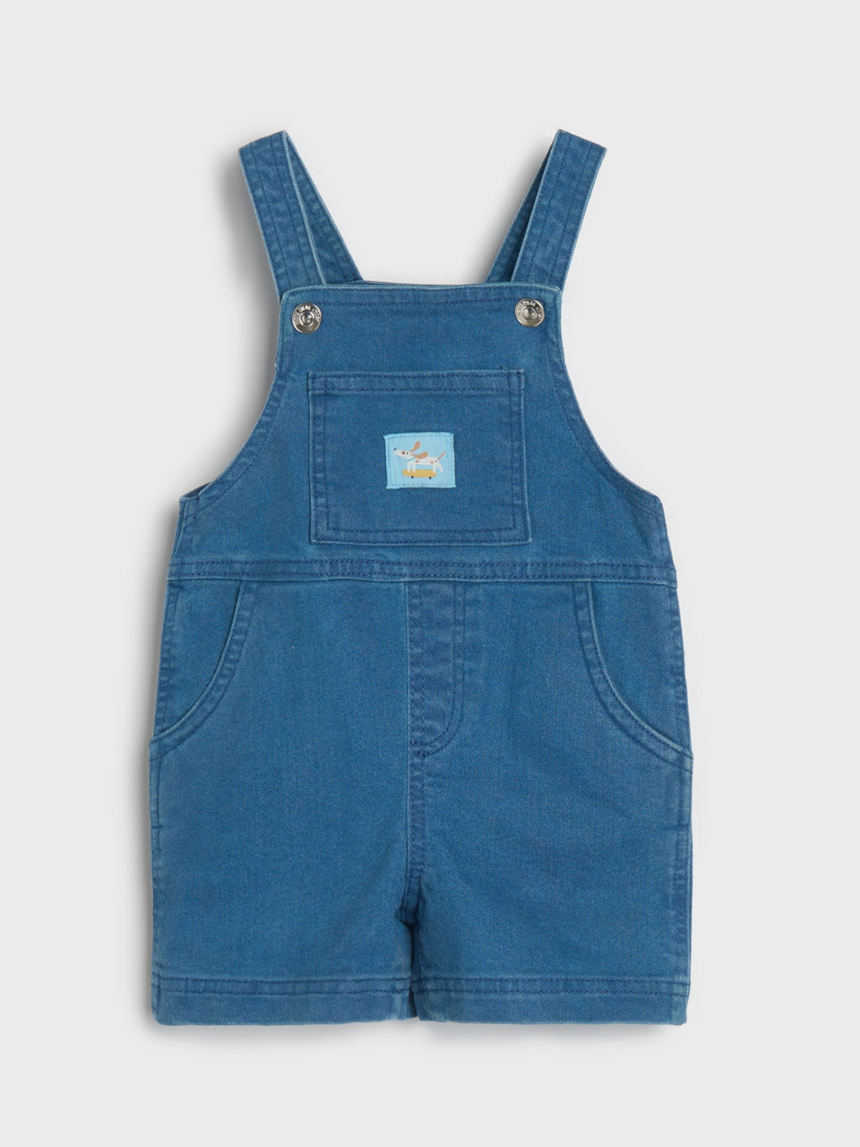 Sinsay Baby Boy's Blue Denim Overall With Two Pockets