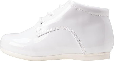 Josmo Baby Boy's White First Steps Hi Top Walking Dress Shoe |Josmo In Lebanon
