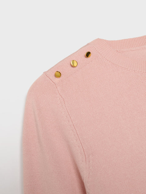 Sinsay Women's Pastel Pink Viscose Sweater | Sinsay In Lebanon