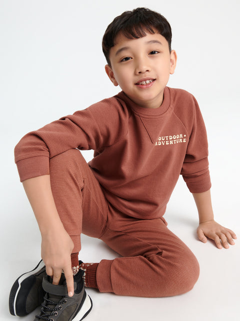 Sinsay Boy's Brick  Sweatshirt | Sinsay In Lebanon
