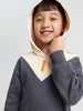 Sinsay Boy's Dark Grey & Beige Hooded Jacket | Sinsay In Lebanon