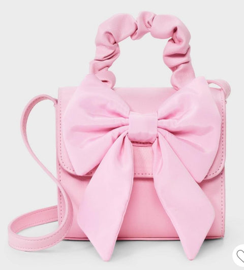 Cat & Jack Girl's Pink Scrunch Handle Mini Bag |Cat & Jack In Lebanon