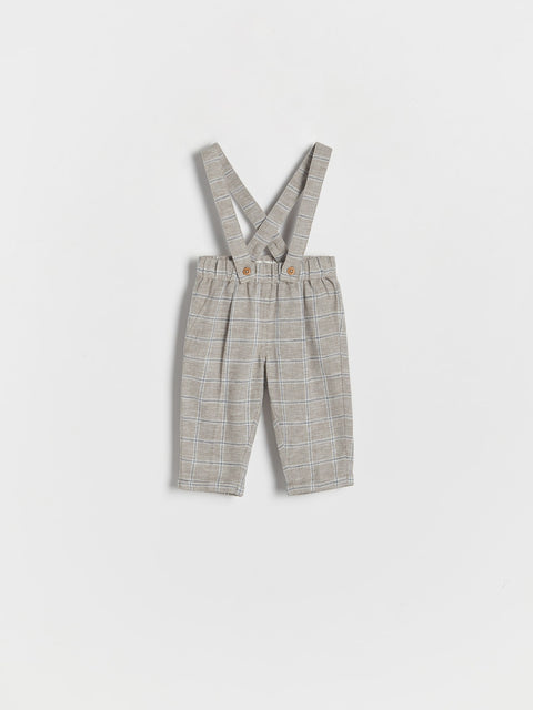 Reserved Baby Boy's Light Grey Elegant Linen Set | Reserved In Lebanon