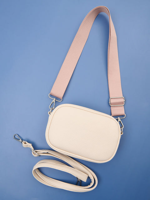 Sinsay Women's Beige Faux Leather Small Shoulder Bag | Sinsay In Lebanon