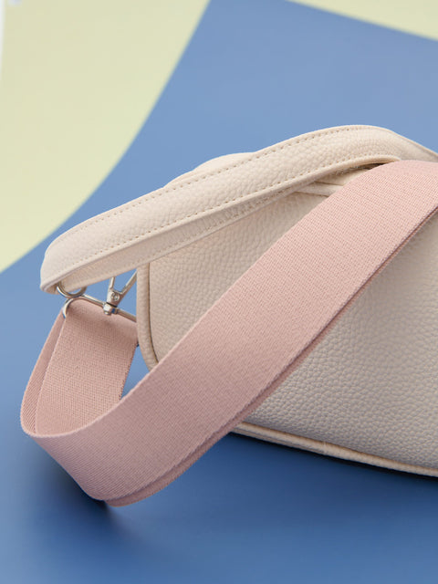 Sinsay Women's Beige Faux Leather Small Shoulder Bag | Sinsay In Lebanon