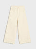Sinsay Girls’ Cream Wide-Leg Culotte Jeans | Sinsay in Lebanon