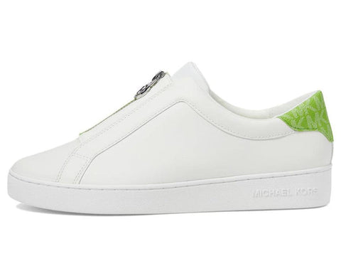 Michael Kors Women's White Mismatched Keaton Zip Slip-On Sneaker | Michael Kors In Lebanon