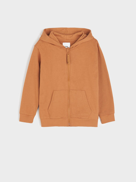 Sinsay Boy's Brown Hooded Jacket | Sinsay In Lebanon