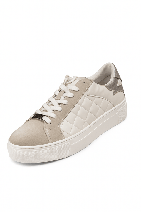 Steve Madden Women's White & Beige Sneaker | Steve Madden In Lebanon