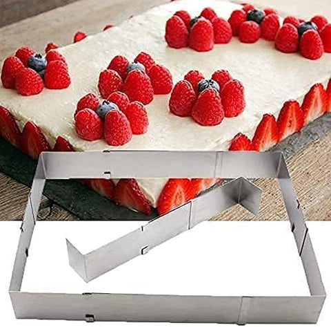 Kitchen Life Square Mould Adjustable Sides From 9 to 15cm L9 x H 5cm | Kitchen Life In Lebanon