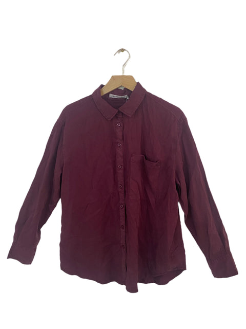 Calvin Klein Jeans Women's Burgundy Long-Sleeve Shirt | Calvin Klein Jeans in Lebanon