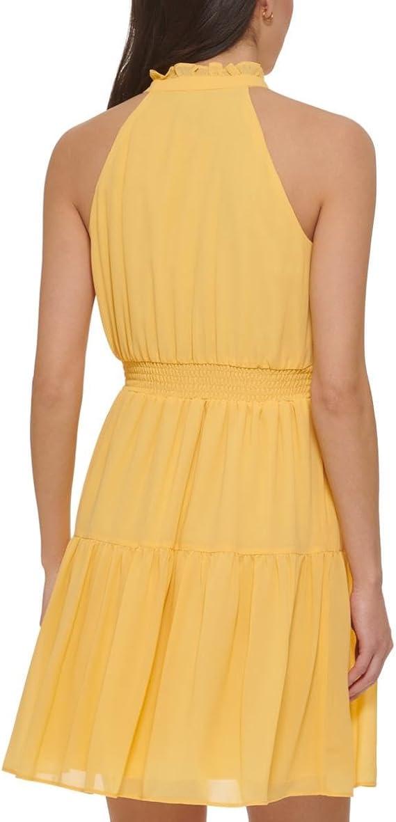 Vince Camuto Women's Yellow  Sleeveless Dress | Vince in Lebanon