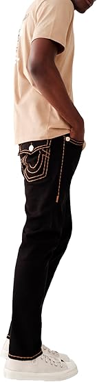 True Religion Men's Black Jeans AMZ291
