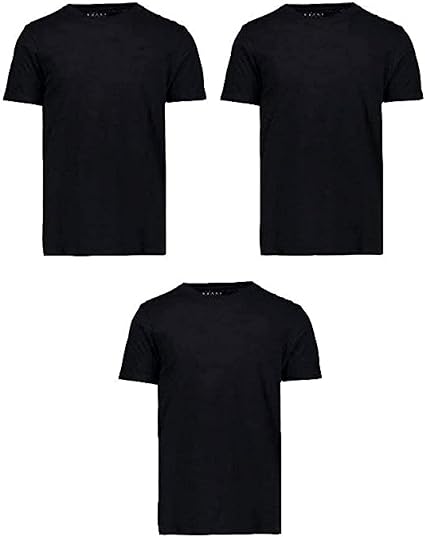 32 Degrees Men's Black Crew Neck T-Shirt 3 Packs | 32 Degrees In Lebanon