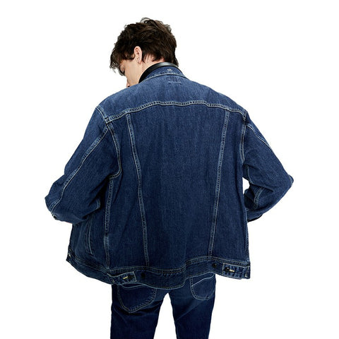 Lee Men's Dark  Blue Denim Jacket  | Lee In Lebanon