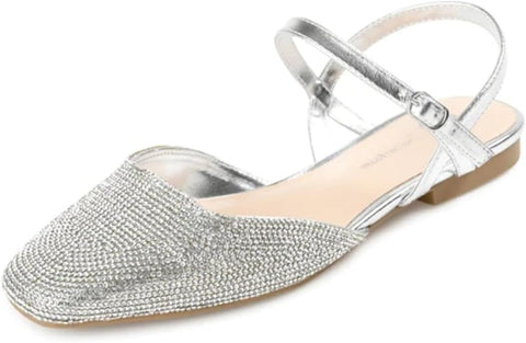 Journee Collection Women's Silver Nysha Sandal |Journee Collection In Lebanon