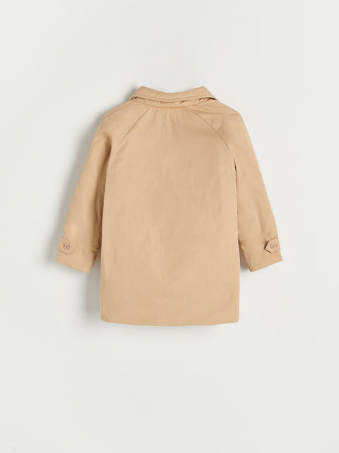 Reserved Boy's Beige Coat With Recycled-fabric Insulation | Reserved In Lebanon