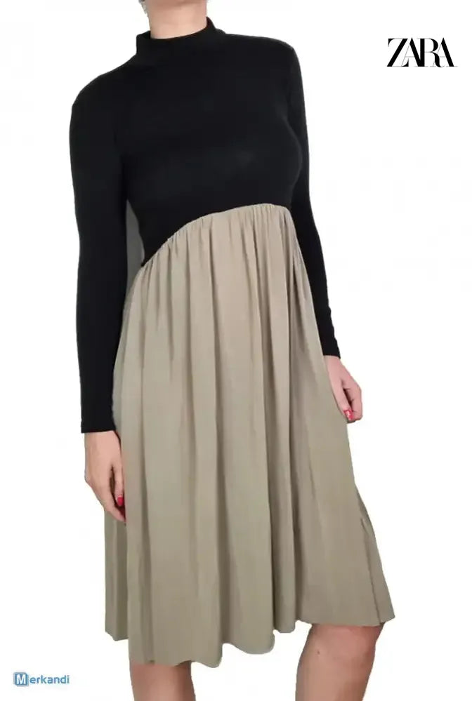 Zara Women's Black & Gold Dress |Zara in Lebanon