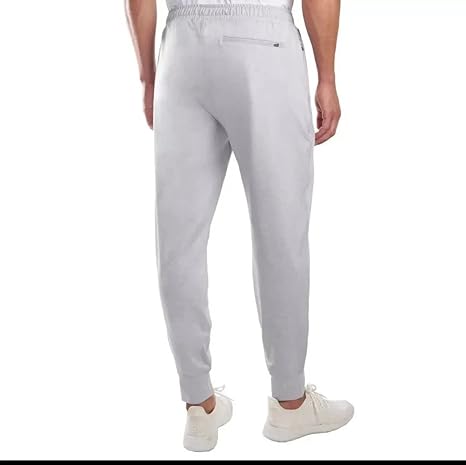 Kirkland Signature Men's Light Grey Active Jogger Moisture Wicking Fabric Sweatpants | Kirkland Signature In Lebanon