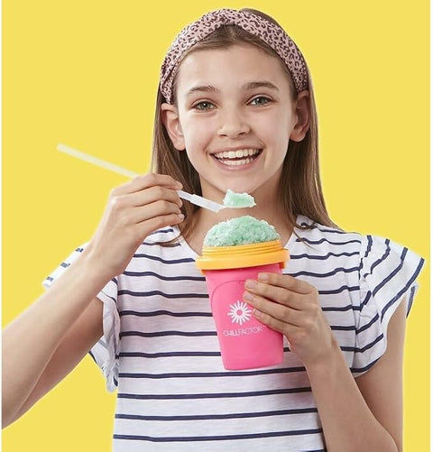 Chillfactor Pink Slushy Maker with Reusable Cup and Straw  | Chillfactor In Lebanon