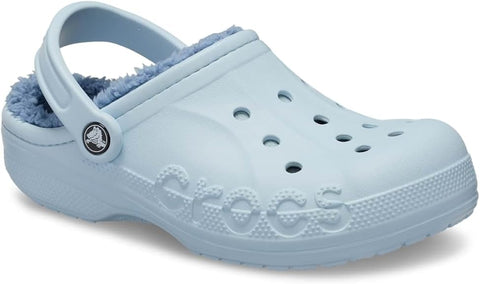 Crocs Women's Blue Baya Lined Clogs Fuzzy Slippers |Crocs In Lebanon