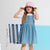 Sinsay Girl's Blue Denim Dress