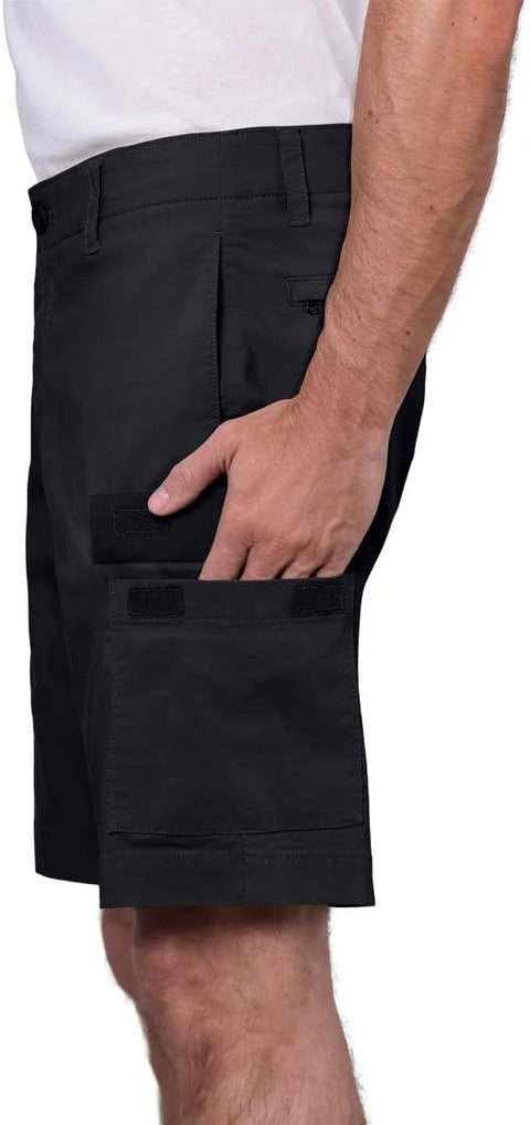 Wearfirst Men's Black Classic Fit Stretch Lightweight Cargo Short | Wearfirst In Lebanon