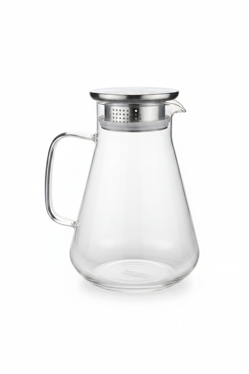 Deli Glass Ware With Stainless Steel 1.8L | Deli In Lebanono
