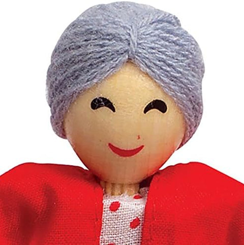 Hape E3502 Happy Family - Asian - Wooden Dolls House Accessories | Hape In Lebanon