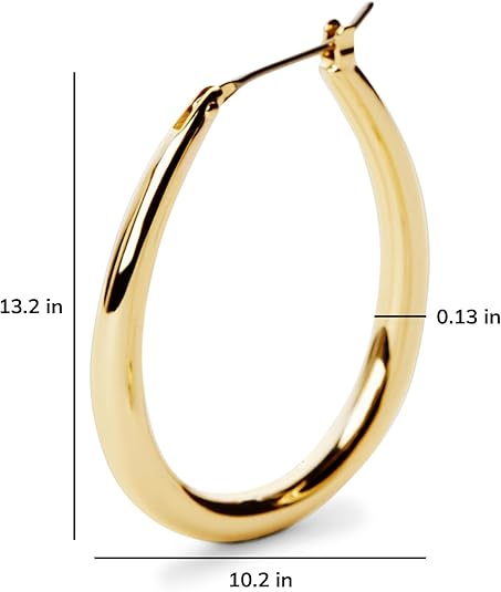 Ana Luisa Women's Gold Plated Small Hoop Earrings | Ana Luisa In Lebanon