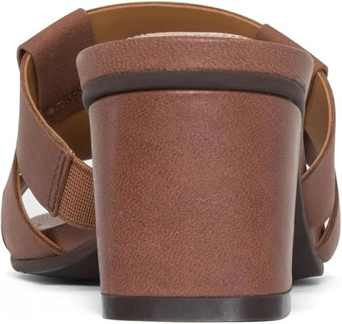 NYDJ Women's Brown Gloriana Leather Heeled Slipper | NYDJ in Lebanon