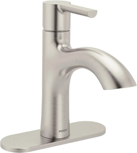 Moen Idris Silver One-Handle Bathroom Faucet|Moen Idris In Lebanon