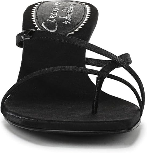 Circus NY by Sam Edelman Women's Black Juliet Strappy Kitten-Heel Sandals | Circus NY In Lebanon