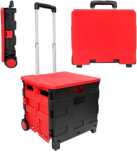 Hinox Red & Black Collapsible Rolling Carte GC-1002 | Hinox In Lebanon