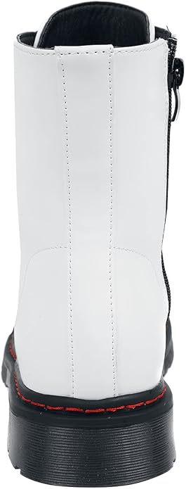 Dockers By Gerli Women's White Combat Boots | Dockers In Lebanon