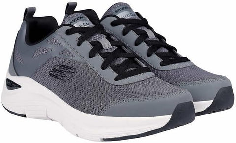 Skechers Men's Gray Arch Comfort Sneaker Shoes |Skechers In Lebanon