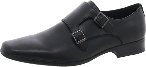 Calvin Klein Men's Black Leather Buckled Casual Shoes | Calvin Klein In Lebanon
