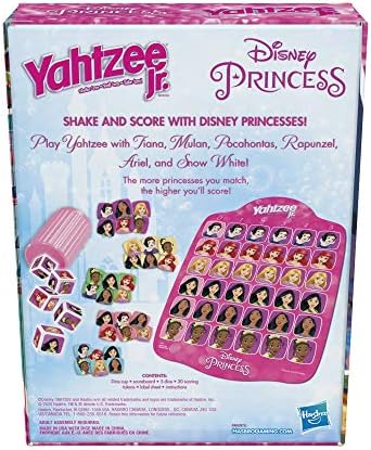 Hasbro Gaming Yahtzee Jr.: Disney Princess Edition Board Game | Hasbro Gaming In Lebanon