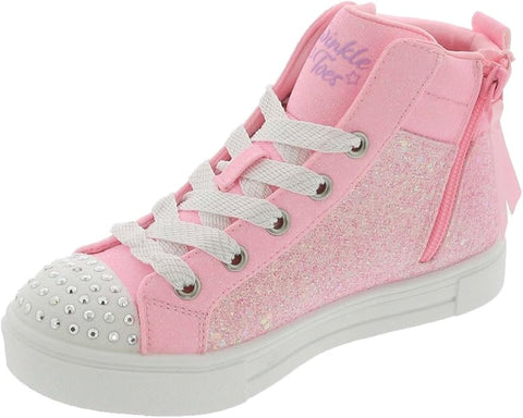 Skechers Baby Girl's Pink Twinkle Toe Charm Bestie Sneakers   | Skechers  in Lebanon