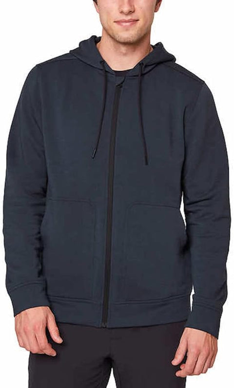 Mondetta Outdoor Project Men's Navy Stretch Zip-Up Hooded Jacket | Mondetta Outdoor Project In Lebanon